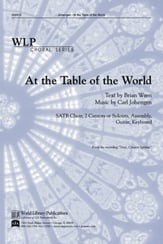 At the Table of the World SATB choral sheet music cover